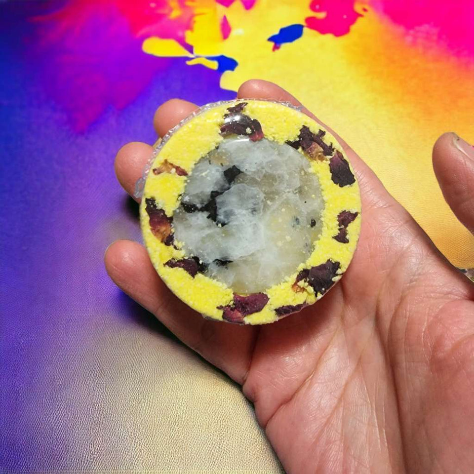 Moonstone Bath Bomb-bath bomb-Oddball Crystals