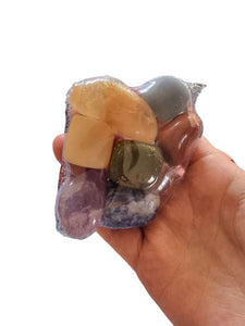 7 Chakra Cleansing Kit-bath bomb-Oddball Crystals