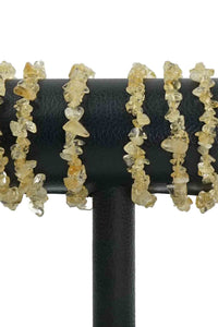 Citrine Chips Bracelets Pack of 5-Wholesale-Oddball Crystals