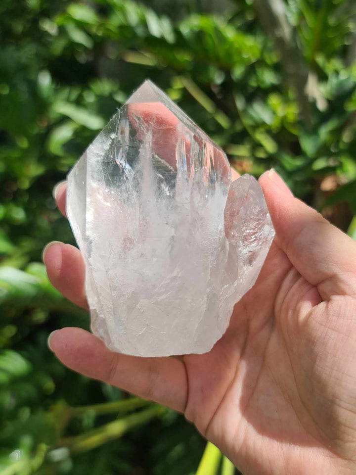 Clear Quartz Natural Point 338G-Oddball Crystals
