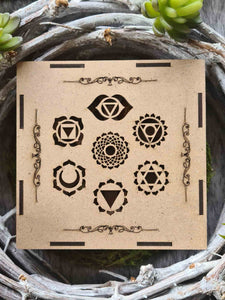Chakra Symbols Kit 7 Stones-Oddball Crystals