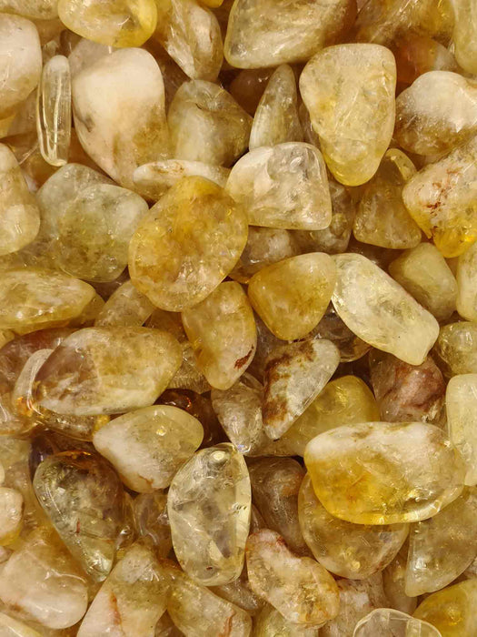 Citrine Tumbles 250 g-Oddball Crystals