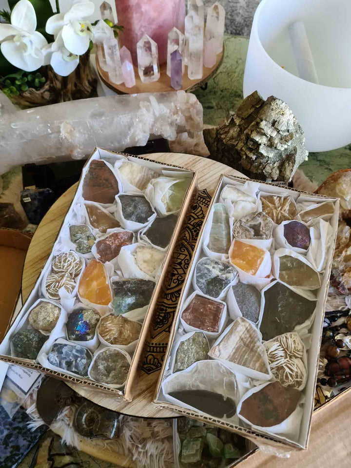 Mixed Mineral Specimens Box-Oddball Crystals