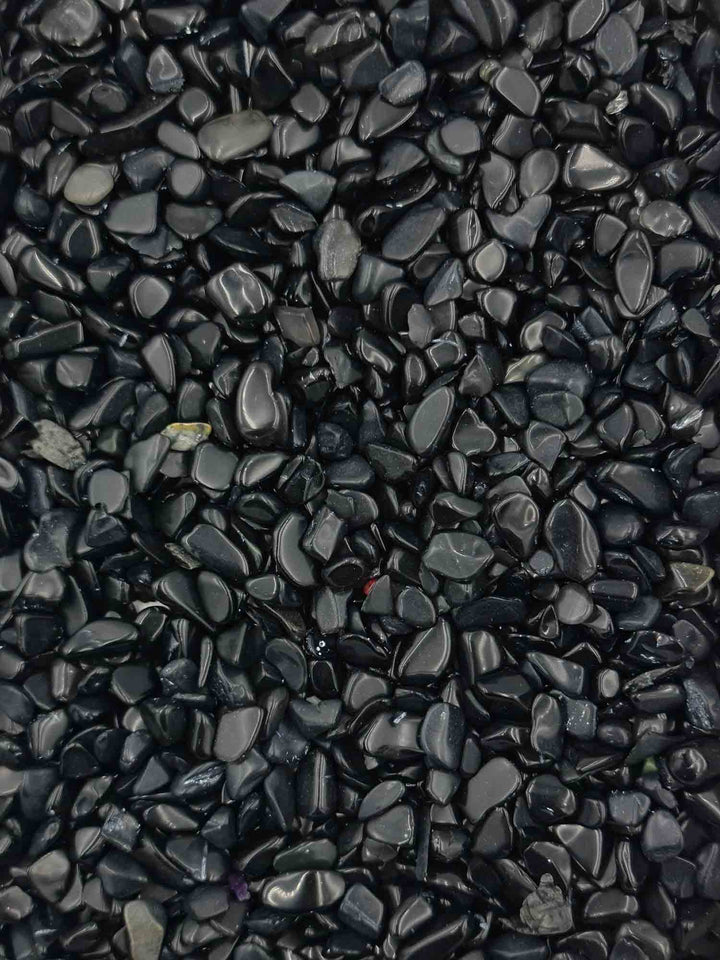 Obsidian Chips 250 grams-Oddball Crystals