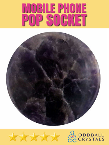 Pop Socket Amethyst-Oddball Crystals