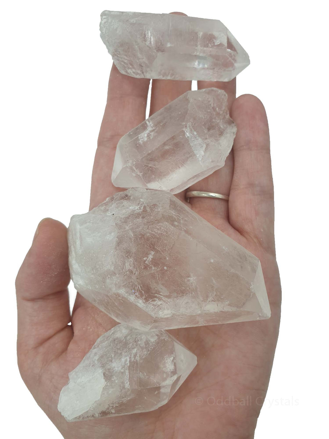 Quartz Points Lot 1kg-Oddball Crystals