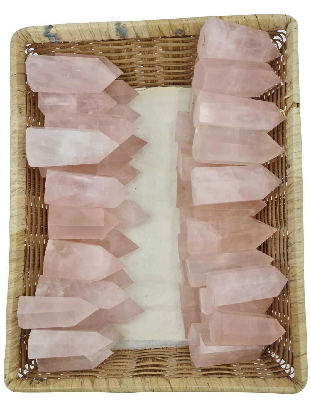 Rose Quartz Wands 3 Pieces-Oddball Crystals