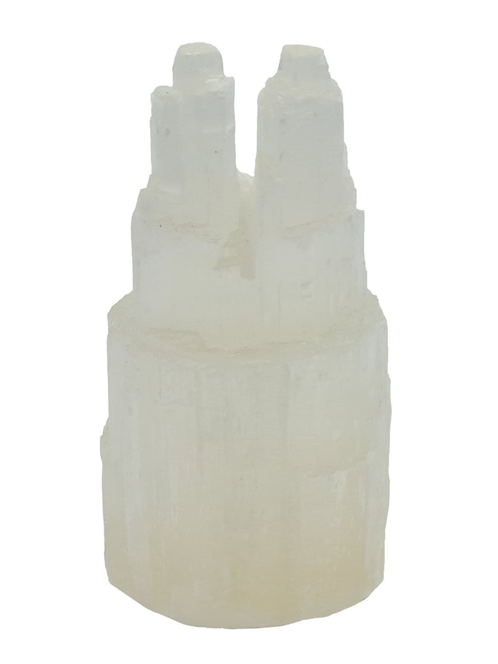 Selenite Twin Towers Medium Size-Oddball Crystals